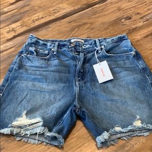 Denim shorts